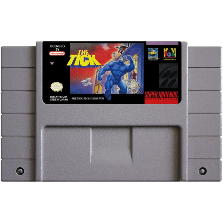 The Tick - Super Nintendo (SNES) Game Cartridge - YourGamingShop.com - Buy, Sell, Trade Video Games Online. 120 Day Warranty. Satisfaction Guaranteed.