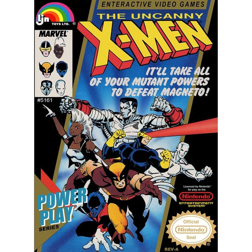 The Uncanny X-Men - Authentic NES Game Cartridge - YourGamingShop.com - Buy, Sell, Trade Video Games Online. 120 Day Warranty. Satisfaction Guaranteed.