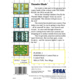 Thunder Blade - Sega Master System Game Complete - YourGamingShop.com - Buy, Sell, Trade Video Games Online. 120 Day Warranty. Satisfaction Guaranteed.
