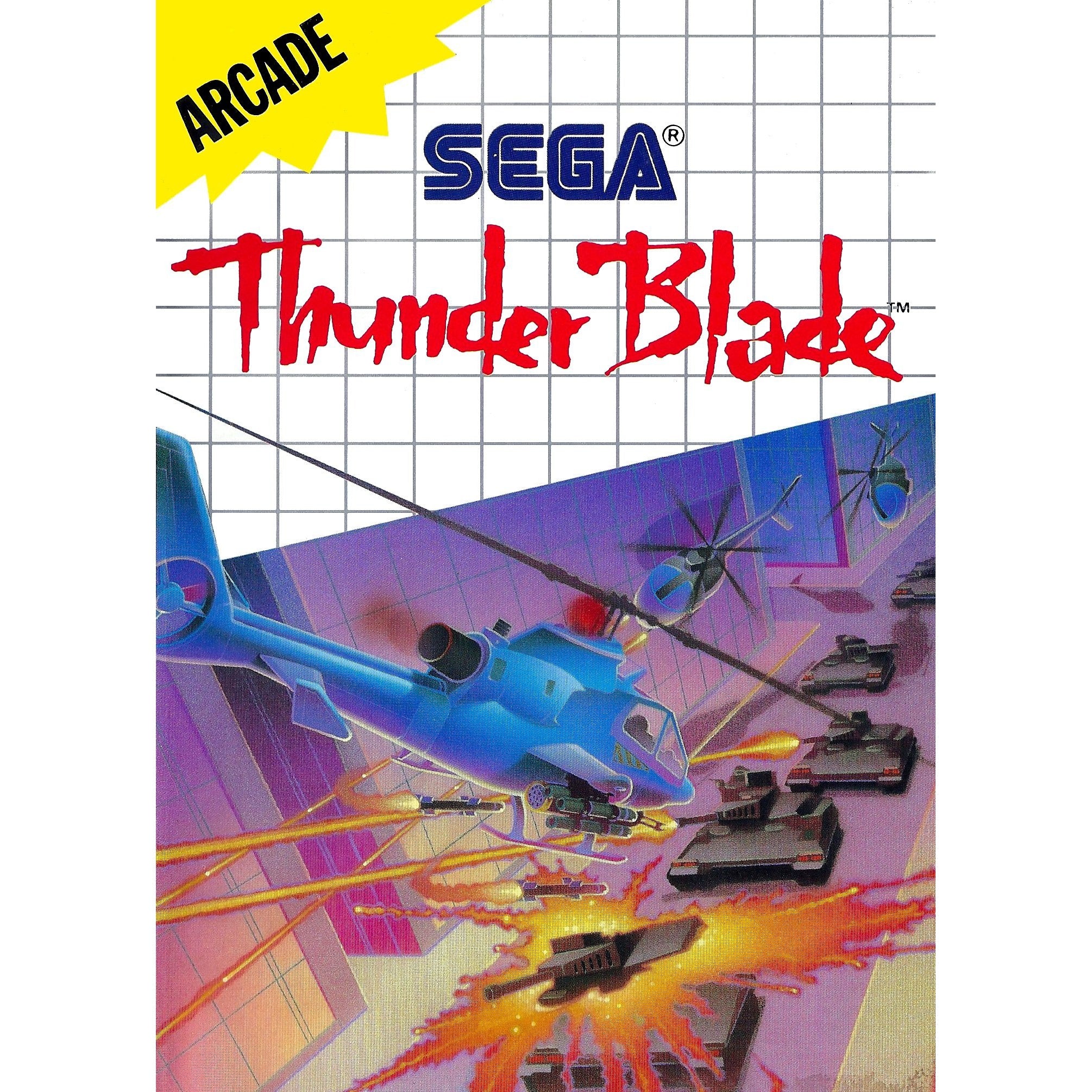 Thunder Blade - Sega Master System Game Complete - YourGamingShop.com - Buy, Sell, Trade Video Games Online. 120 Day Warranty. Satisfaction Guaranteed.