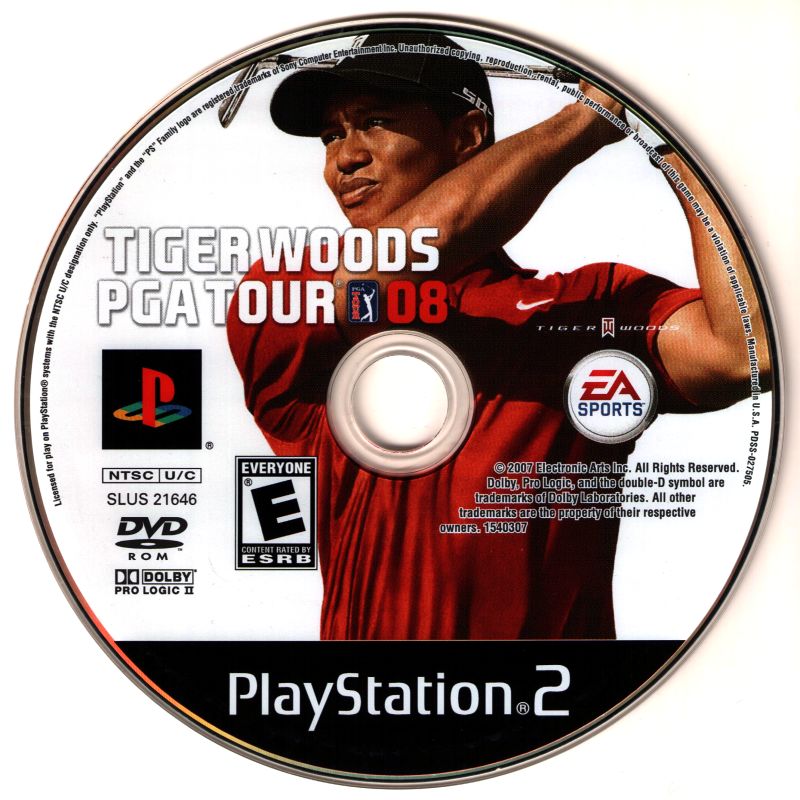 Tiger Woods PGA Tour 08 - PlayStation 2 (PS2) Game