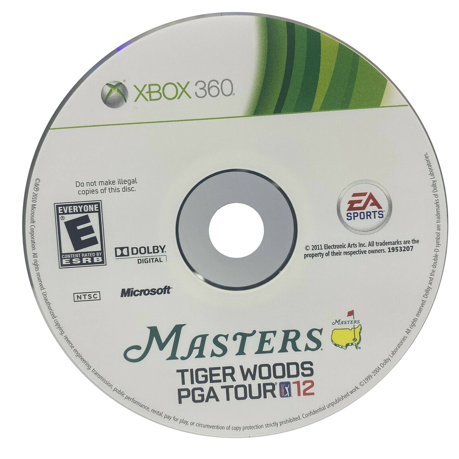 Tiger Woods PGA Tour 12: The Masters - Xbox 360 Game