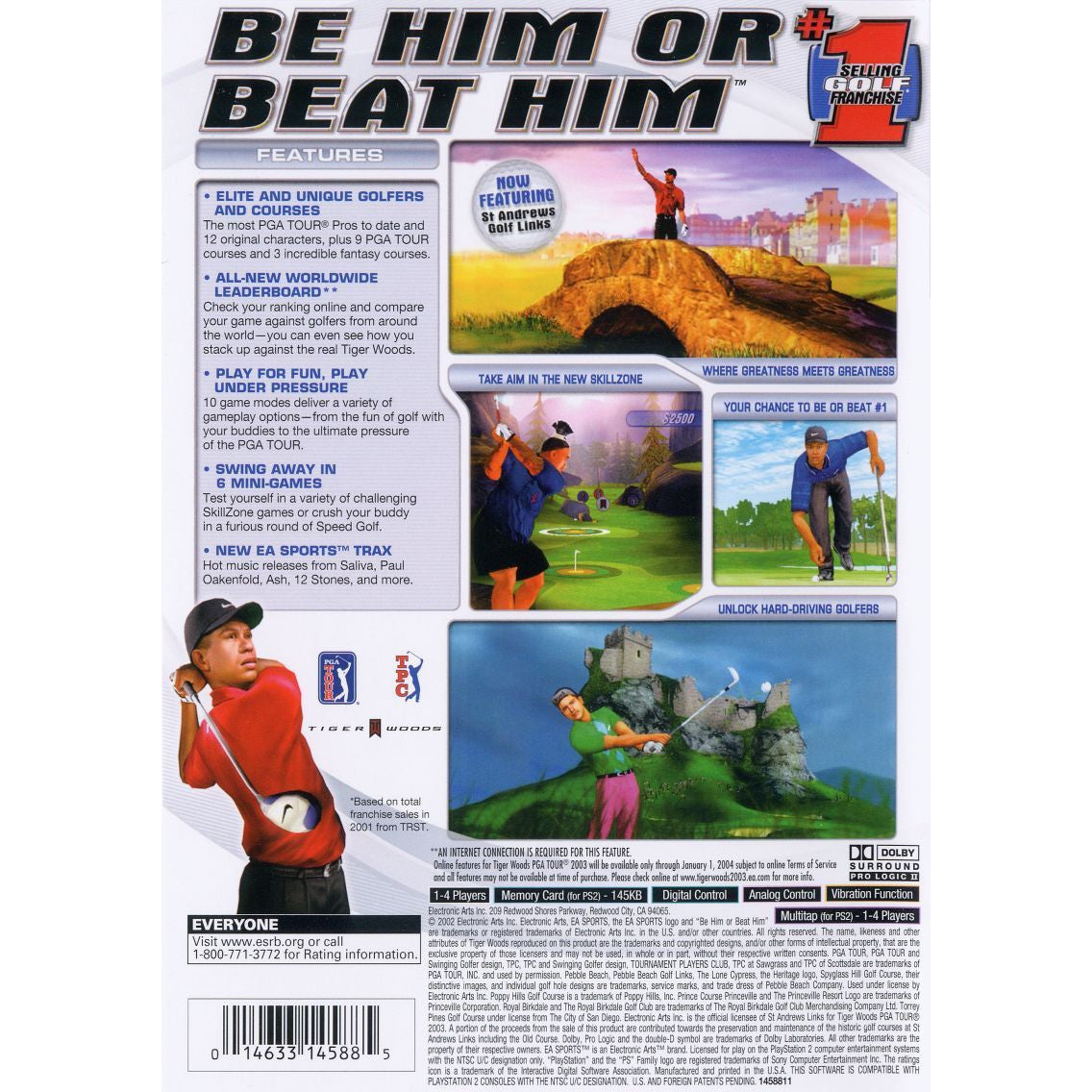 Tiger Woods PGA Tour 2003 - PlayStation 2 (PS2) Game Complete - YourGamingShop.com - Buy, Sell, Trade Video Games Online. 120 Day Warranty. Satisfaction Guaranteed.