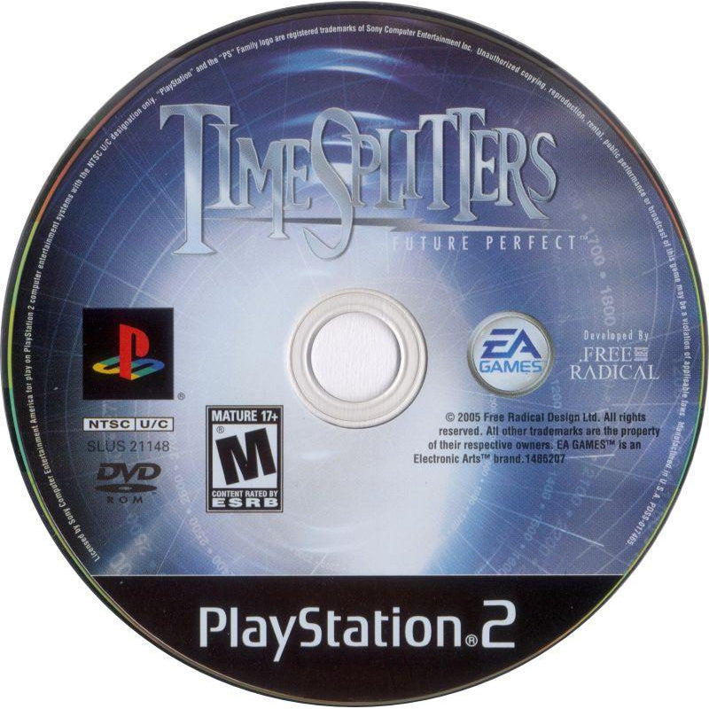 TimeSplitters: Future Perfect - PlayStation 2 (PS2) Game Complete - YourGamingShop.com - Buy, Sell, Trade Video Games Online. 120 Day Warranty. Satisfaction Guaranteed.