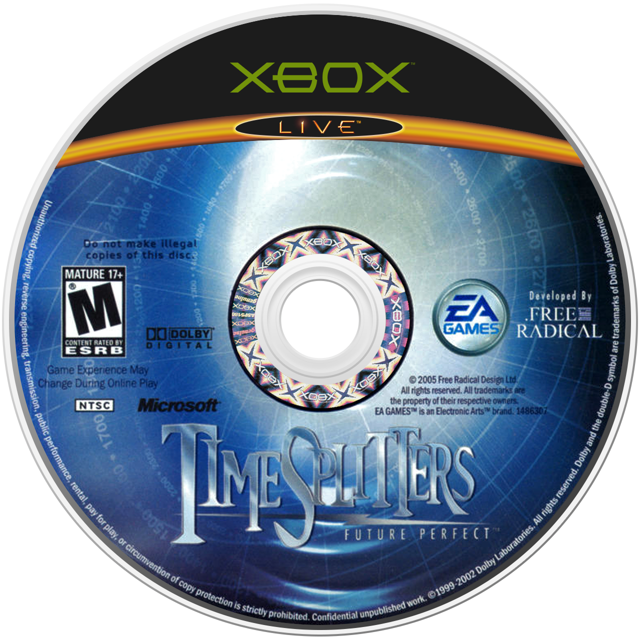 TimeSplitters: Future Perfect - Microsoft Xbox Game