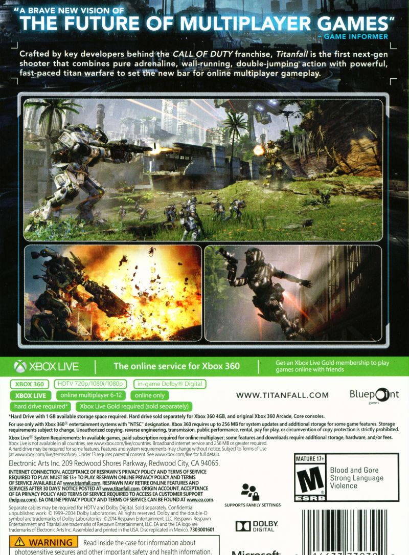 Titanfall - Xbox 360 Game