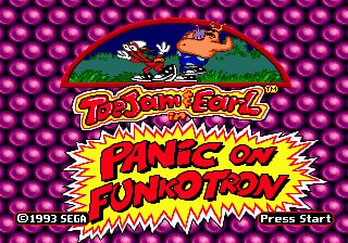 ToeJam & Earl in Panic on Funkotron - Sega Genesis Game