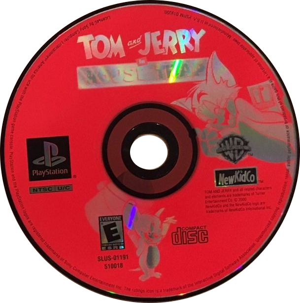 Tom and Jerry in House Trap - PlayStation 1 (PS1) Game