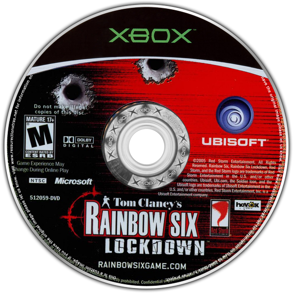 Tom Clancy's Rainbow Six: Lockdown - Microsoft Xbox Game
