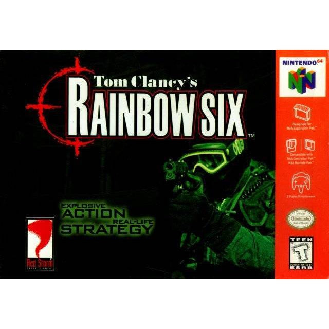 Tom Clancy's Rainbow Six - Authentic Nintendo 64 (N64) Game Cartridge - YourGamingShop.com - Buy, Sell, Trade Video Games Online. 120 Day Warranty. Satisfaction Guaranteed.
