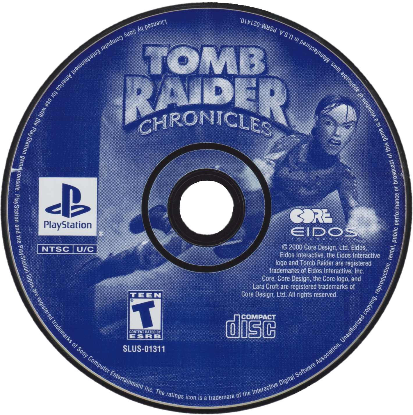Tomb Raider Chronicles - PlayStation 1 (PS1) Game