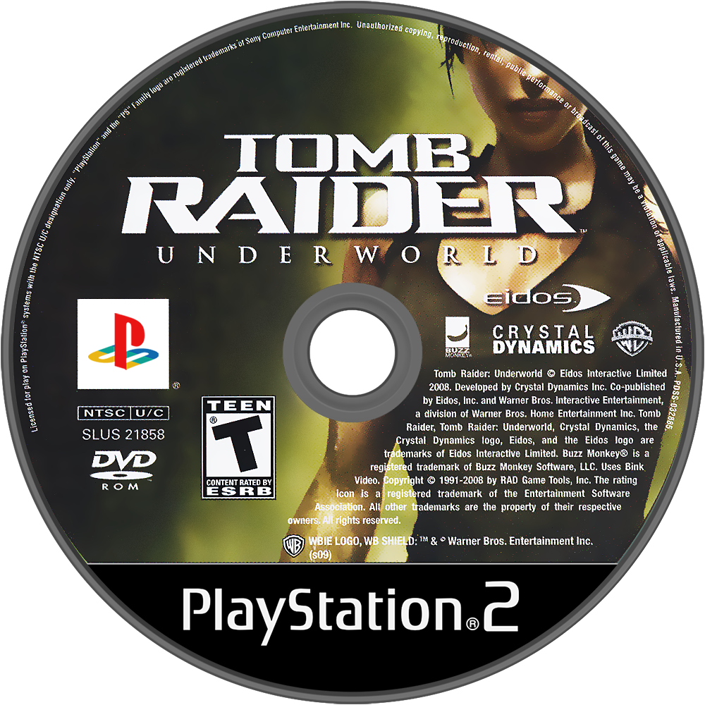 Tomb Raider: Underworld - PlayStation 2 (PS2) Game