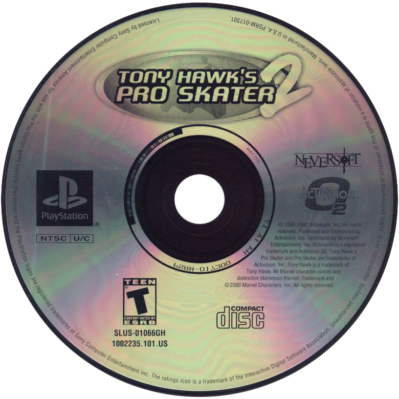 Tony Hawk's Pro Skater 2 (Greatest Hits) - PlayStation 1 (PS1) Game Complete - YourGamingShop.com - Buy, Sell, Trade Video Games Online. 120 Day Warranty. Satisfaction Guaranteed.