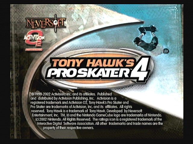 Tony Hawk's Pro Skater 4 (Player's Choice) - Nintendo GameCube Game