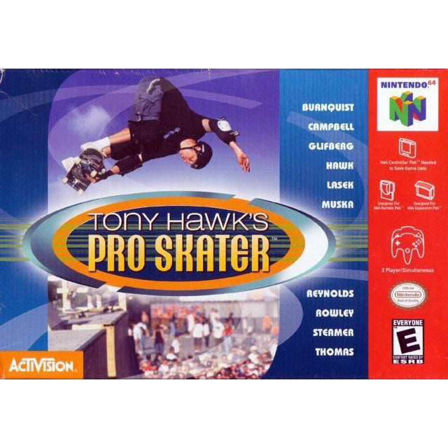 Tony Hawk's Pro Skater - Authentic Nintendo 64 (N64) Game Cartridge - YourGamingShop.com - Buy, Sell, Trade Video Games Online. 120 Day Warranty. Satisfaction Guaranteed.
