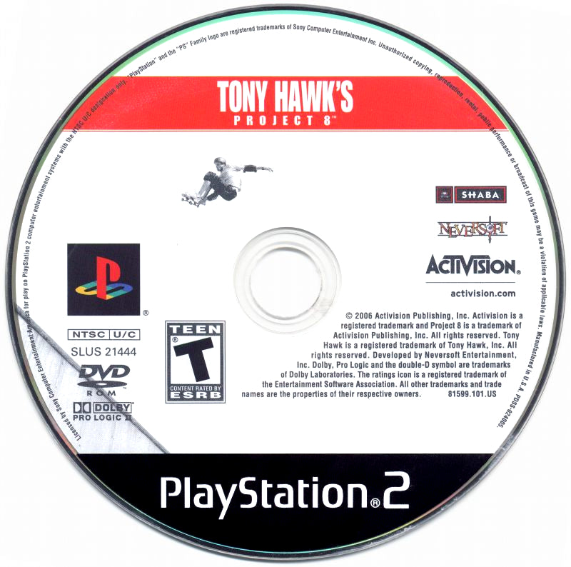 Tony Hawk's Project 8 - PlayStation 2 (PS2) Game