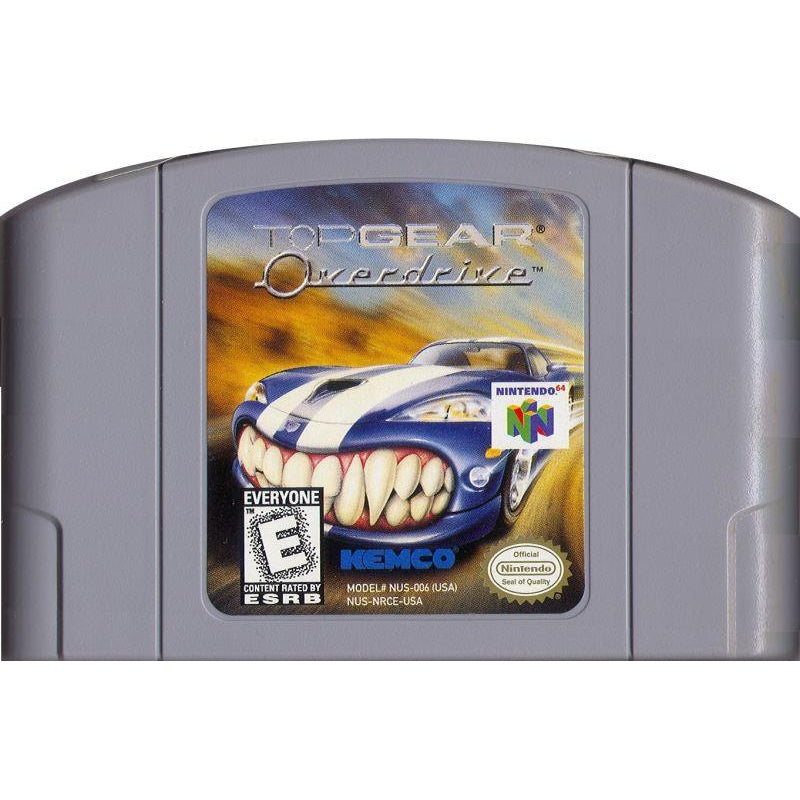 Top Gear Overdrive - Authentic Nintendo 64 (N64) Game Cartridge - YourGamingShop.com - Buy, Sell, Trade Video Games Online. 120 Day Warranty. Satisfaction Guaranteed.