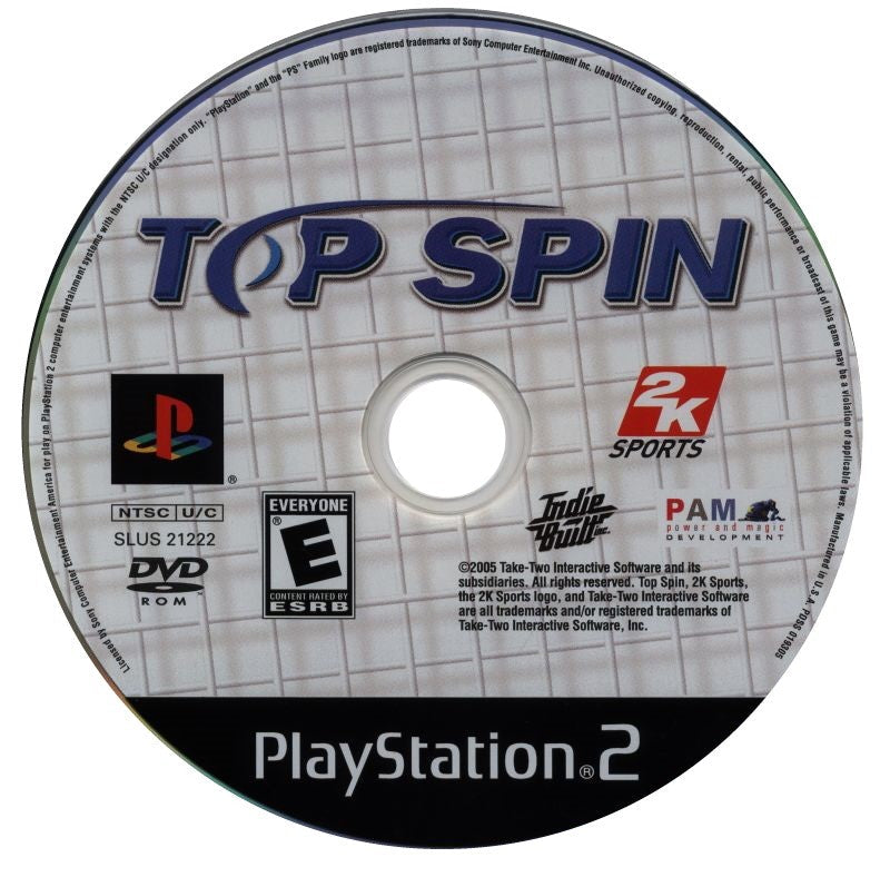 Top Spin - PlayStation 2 (PS2) Game