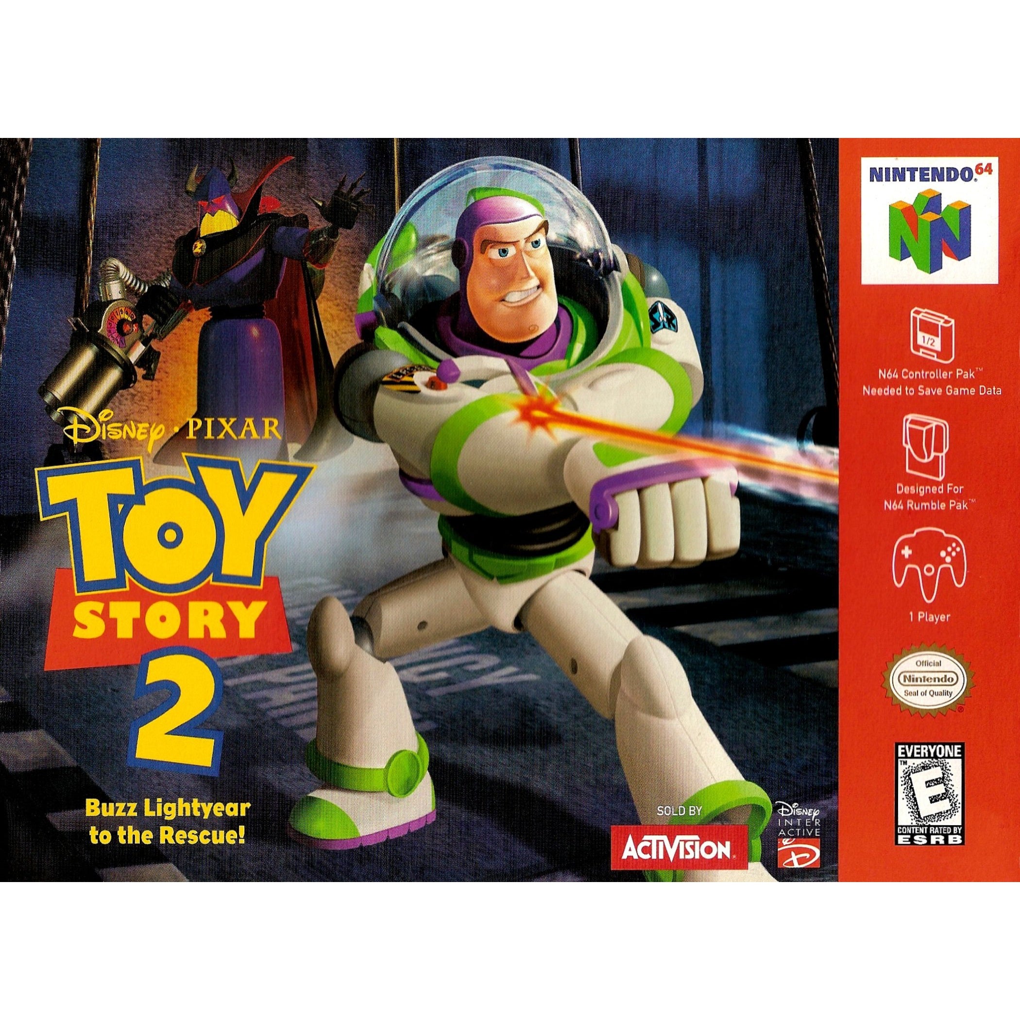 Toy Story 2: Buzz Lightyear to the Rescue! - Authentic Nintendo 64 (N64) Game Cartridge - YourGamingShop.com - Buy, Sell, Trade Video Games Online. 120 Day Warranty. Satisfaction Guaranteed.
