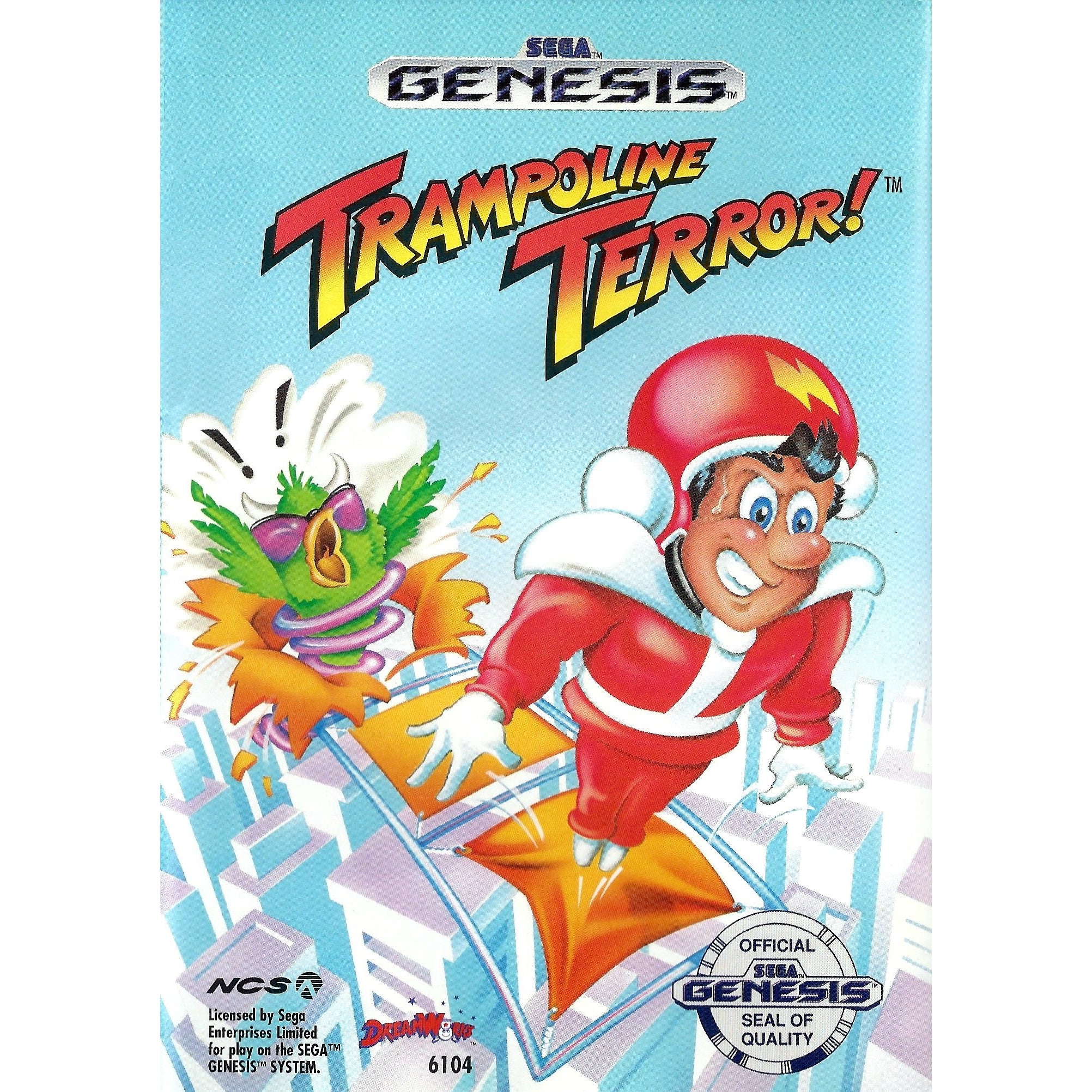 Trampoline Terror! - Sega Genesis Game