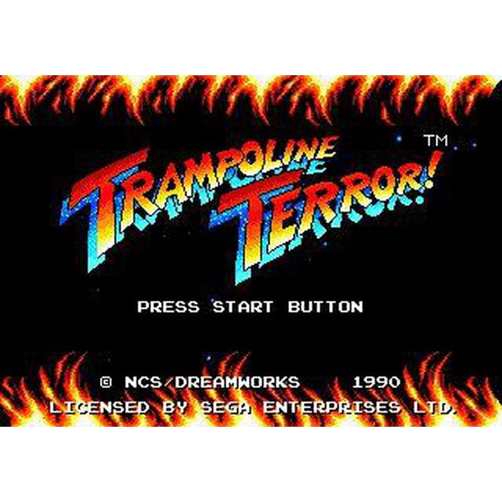 Trampoline Terror! - Sega Genesis Game - YourGamingShop.com - Buy, Sell, Trade Video Games Online. 120 Day Warranty. Satisfaction Guaranteed.