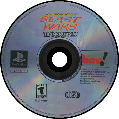 Transformers: Beast Wars Transmetals - PlayStation 1 (PS1) Game