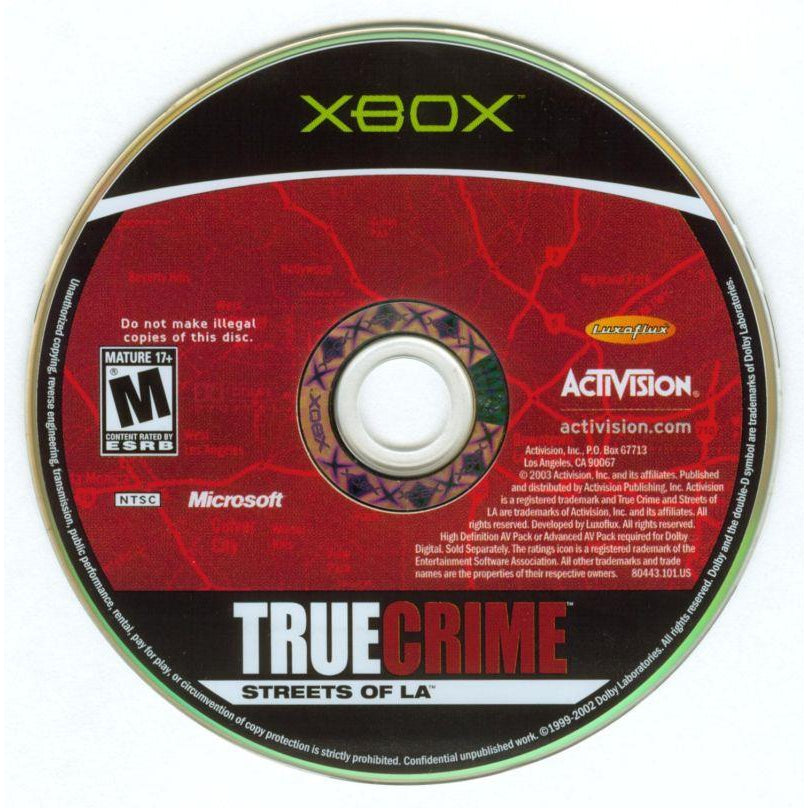 True Crime: Streets of LA - Microsoft Xbox Game Complete - YourGamingShop.com - Buy, Sell, Trade Video Games Online. 120 Day Warranty. Satisfaction Guaranteed.