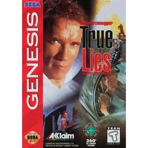 True Lies - Sega Genesis Game Complete - YourGamingShop.com - Buy, Sell, Trade Video Games Online. 120 Day Warranty. Satisfaction Guaranteed.