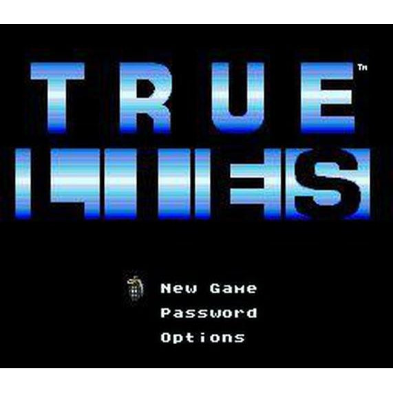 True Lies - Sega Genesis Game Complete - YourGamingShop.com - Buy, Sell, Trade Video Games Online. 120 Day Warranty. Satisfaction Guaranteed.
