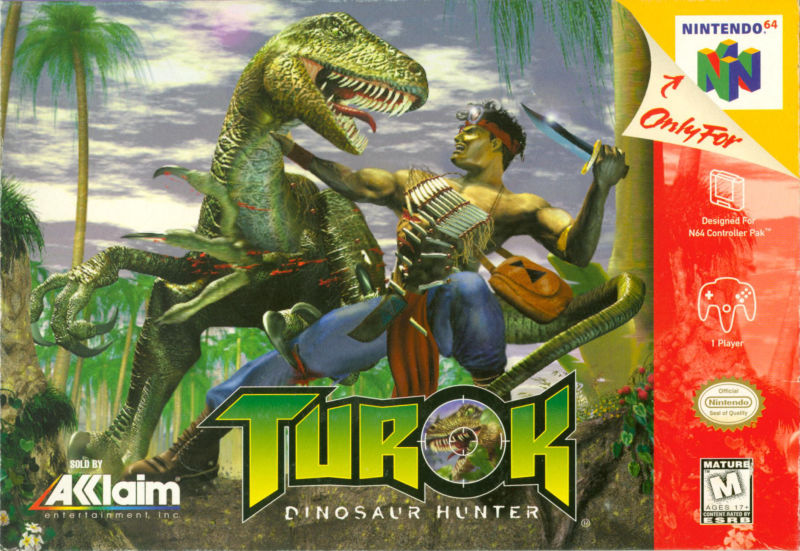Turok: Dinosaur Hunter - Authentic Nintendo 64 (N64) Game Cartridge