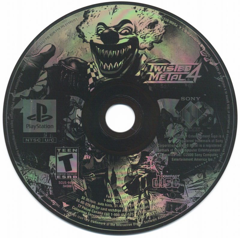 Twisted Metal 4 (Greatest Hits) - PlayStation 1 (PS1) Game