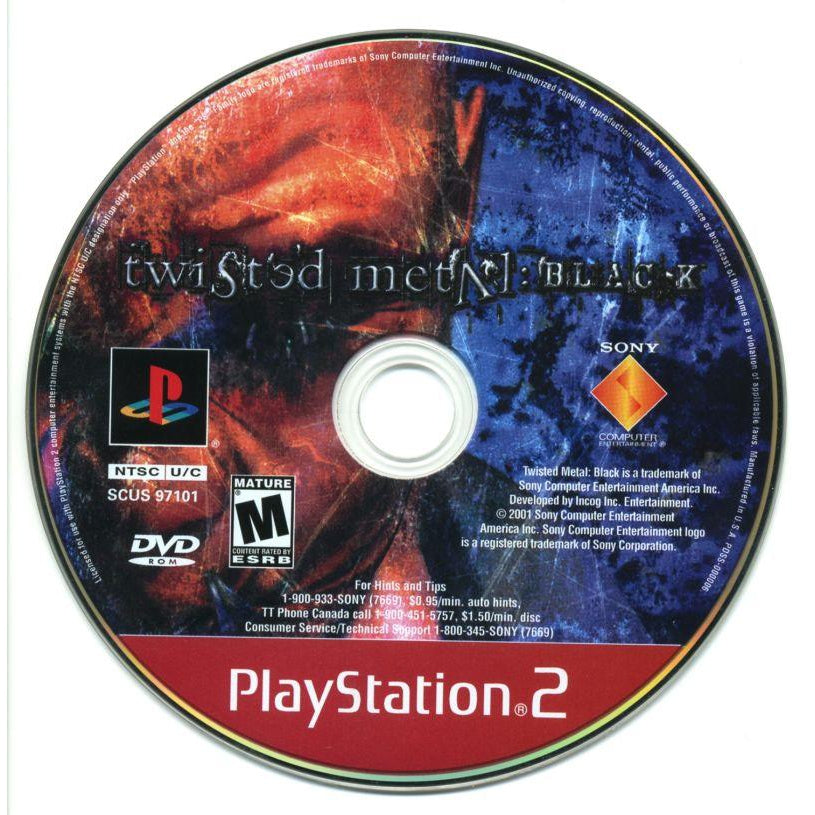 Twisted Metal: Black (Greatest Hits) - PlayStation 2 (PS2) Game Complete - YourGamingShop.com - Buy, Sell, Trade Video Games Online. 120 Day Warranty. Satisfaction Guaranteed.