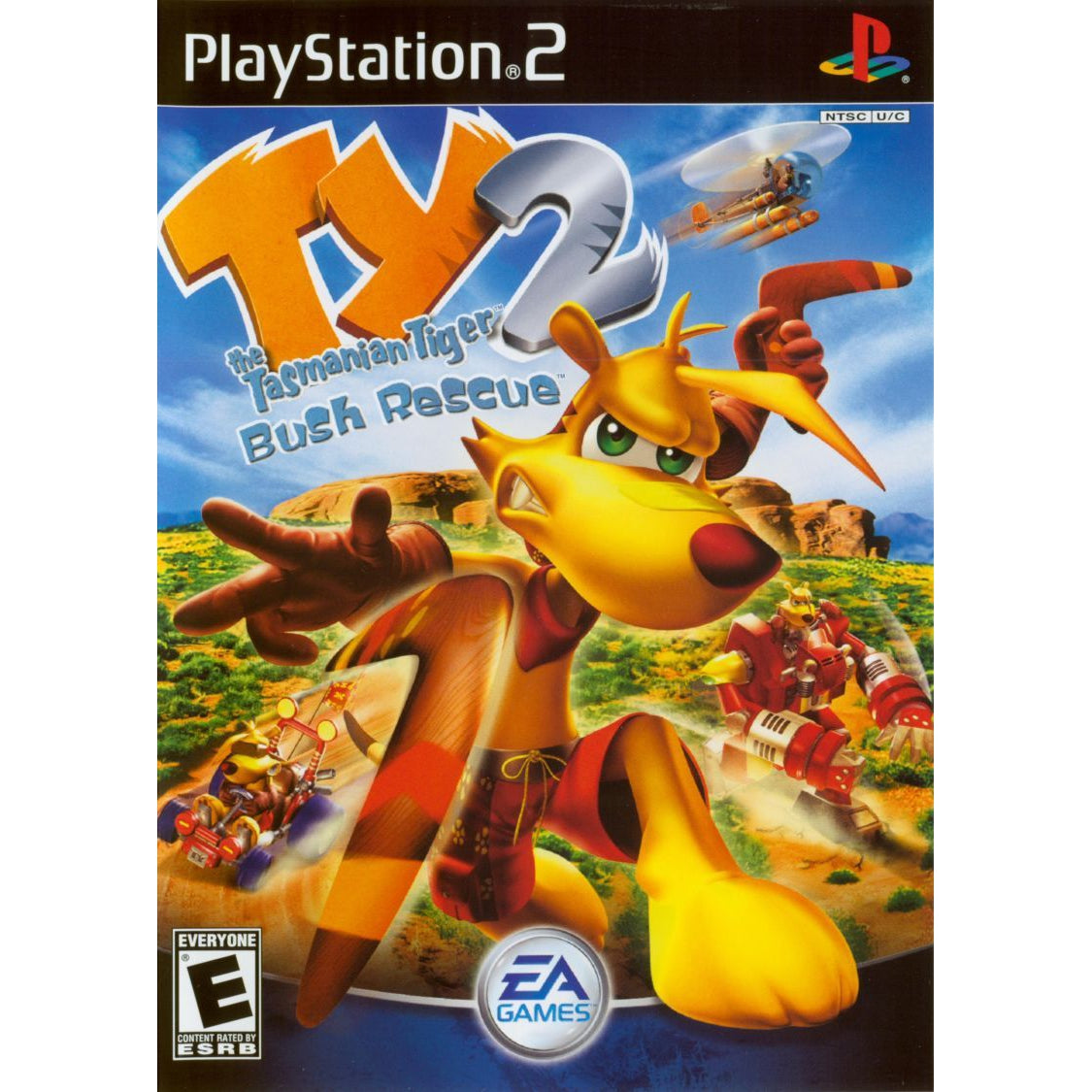 Ty the Tasmanian Tiger 2: Bush Rescue - PlayStation 2 (PS2) Game Complete - YourGamingShop.com - Buy, Sell, Trade Video Games Online. 120 Day Warranty. Satisfaction Guaranteed.