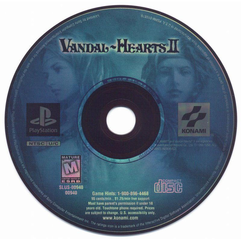 Vandal-Hearts II - PlayStation 1 PS1 Game Complete - YourGamingShop.com - Buy, Sell, Trade Video Games Online. 120 Day Warranty. Satisfaction Guaranteed.