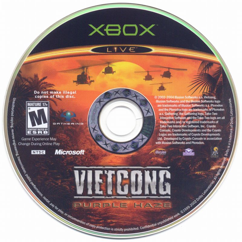 Vietcong: Purple Haze - Microsoft Xbox Game