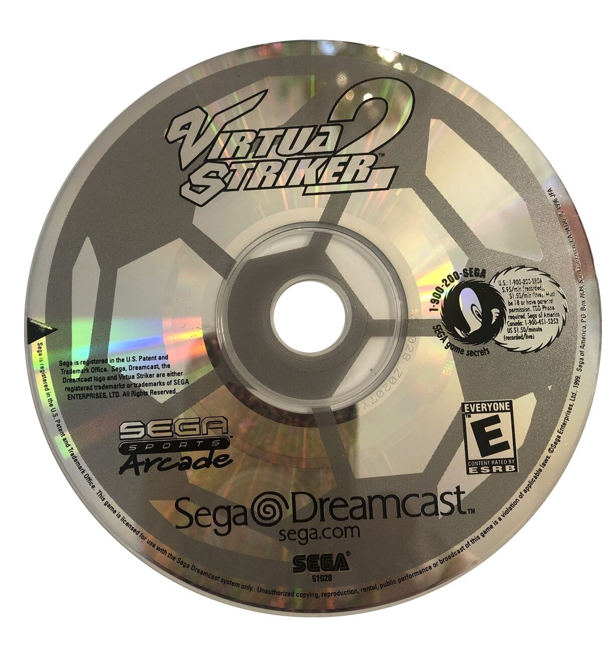 Virtua Striker 2 - Sega Dreamcast Game