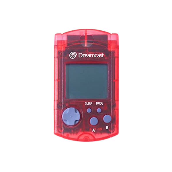 Sega Dreamcast VMU - Transparent Red - YourGamingShop.com - Buy, Sell, Trade Video Games Online. 120 Day Warranty. Satisfaction Guaranteed.