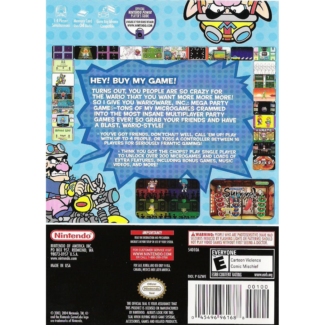 WarioWare, Inc.: Mega Party Game$! - GameCube Game Complete - YourGamingShop.com - Buy, Sell, Trade Video Games Online. 120 Day Warranty. Satisfaction Guaranteed.