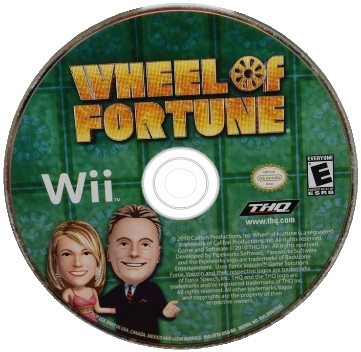 Wheel of Fortune - Nintendo Wii Game