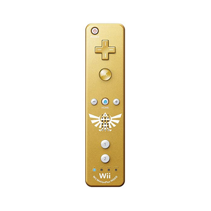 Nintendo Wii Remote MotionPlus Controller (Wiimote) - Gold Zelda Skyward Sword