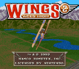 Wings 2: Aces High - Super Nintendo (SNES) Game Cartridge