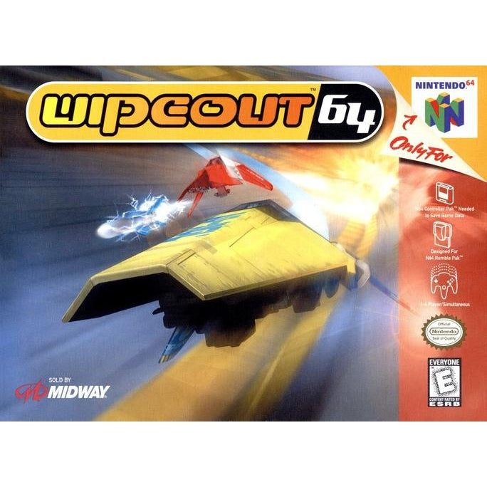 WipEout 64 - Authentic Nintendo 64 (N64) Game Cartridge - YourGamingShop.com - Buy, Sell, Trade Video Games Online. 120 Day Warranty. Satisfaction Guaranteed.
