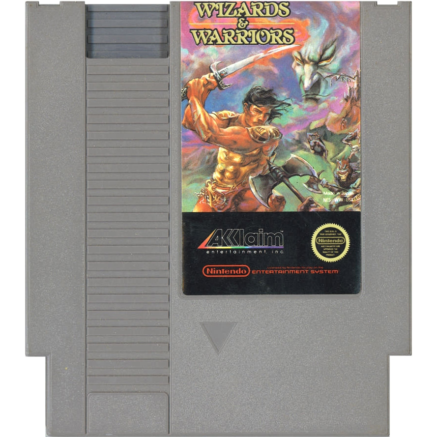 Your Gaming Shop - Wizards & Warriors - Authentic NES Game Cartridge