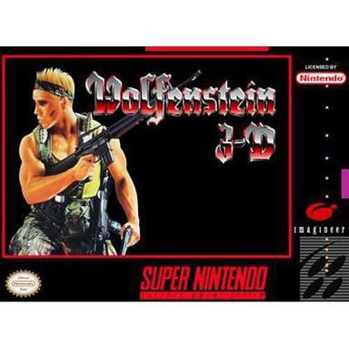 Wolfenstein 3D - Super Nintendo (SNES) Game Cartridge - YourGamingShop.com - Buy, Sell, Trade Video Games Online. 120 Day Warranty. Satisfaction Guaranteed.