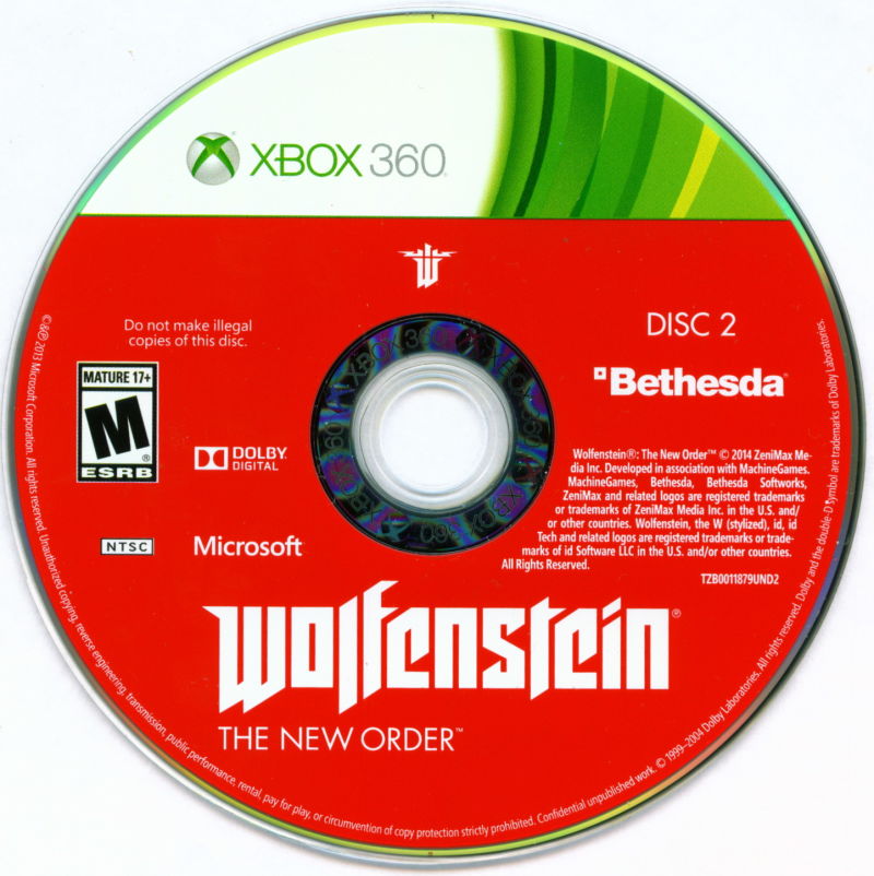 Wolfenstein: The New Order - Xbox 360 Game