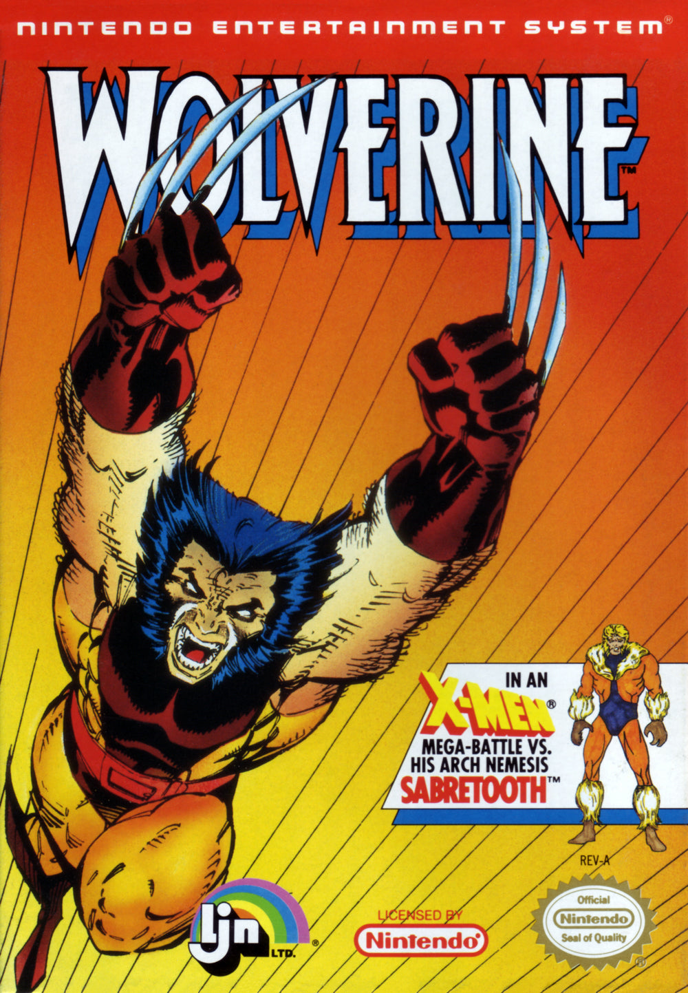 Wolverine - Authentic NES Game Cartridge