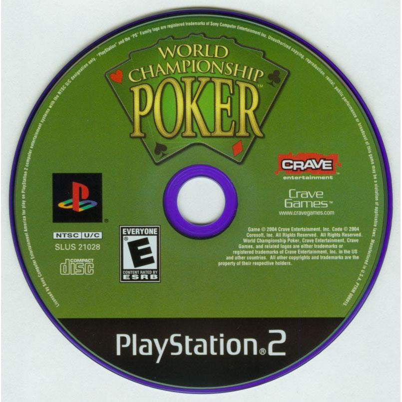World Championship Poker - PlayStation 2 (PS2) Game Complete - YourGamingShop.com - Buy, Sell, Trade Video Games Online. 120 Day Warranty. Satisfaction Guaranteed.
