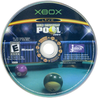 World Championship Pool 2004 - Microsoft Xbox Game