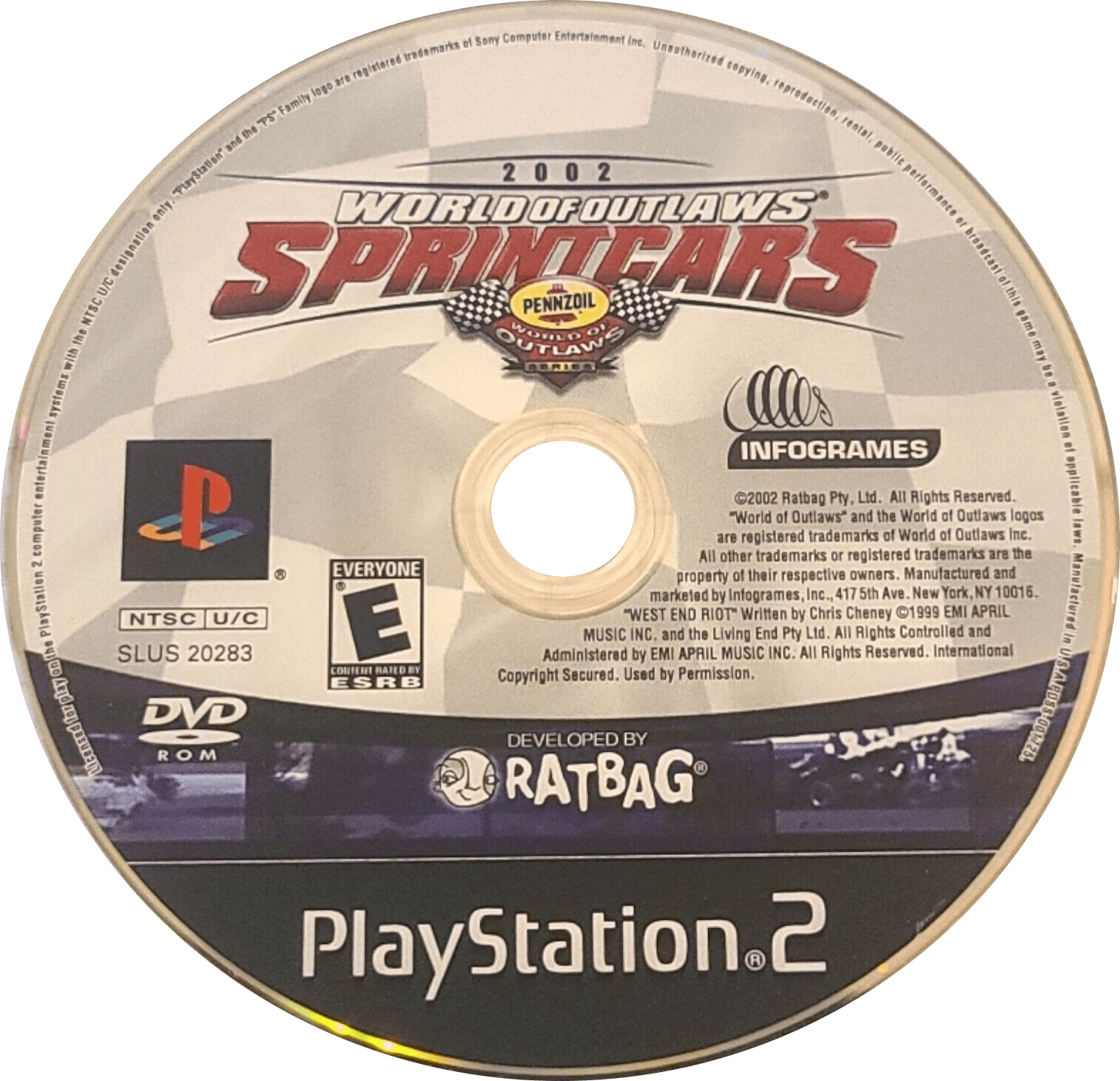 World of Outlaws: Sprint Cars 2002 - PlayStation 2 (PS2) Game