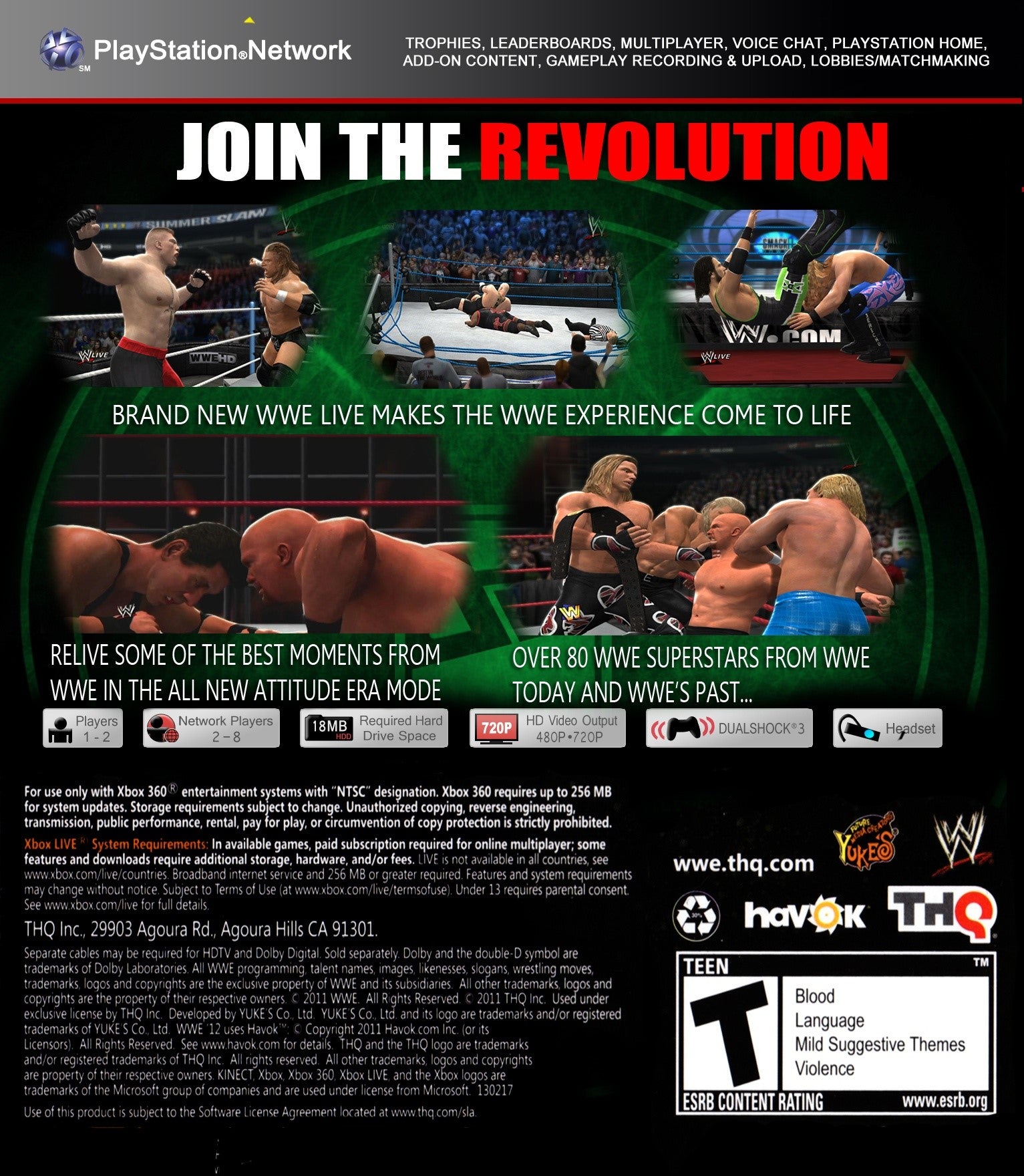 WWE '13 - PlayStation 3 (PS3) Game